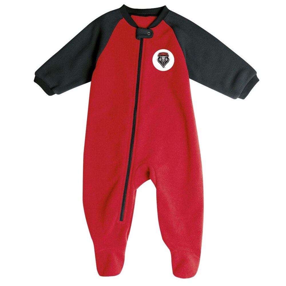 New Mexico Lobos 3-6 Months Infant Boys' Blanket Sleeper Romper Pajamas NCAA NWT